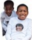 two children reviewers named Jonathan and Jordan of Sticky Floss Cotton Candy