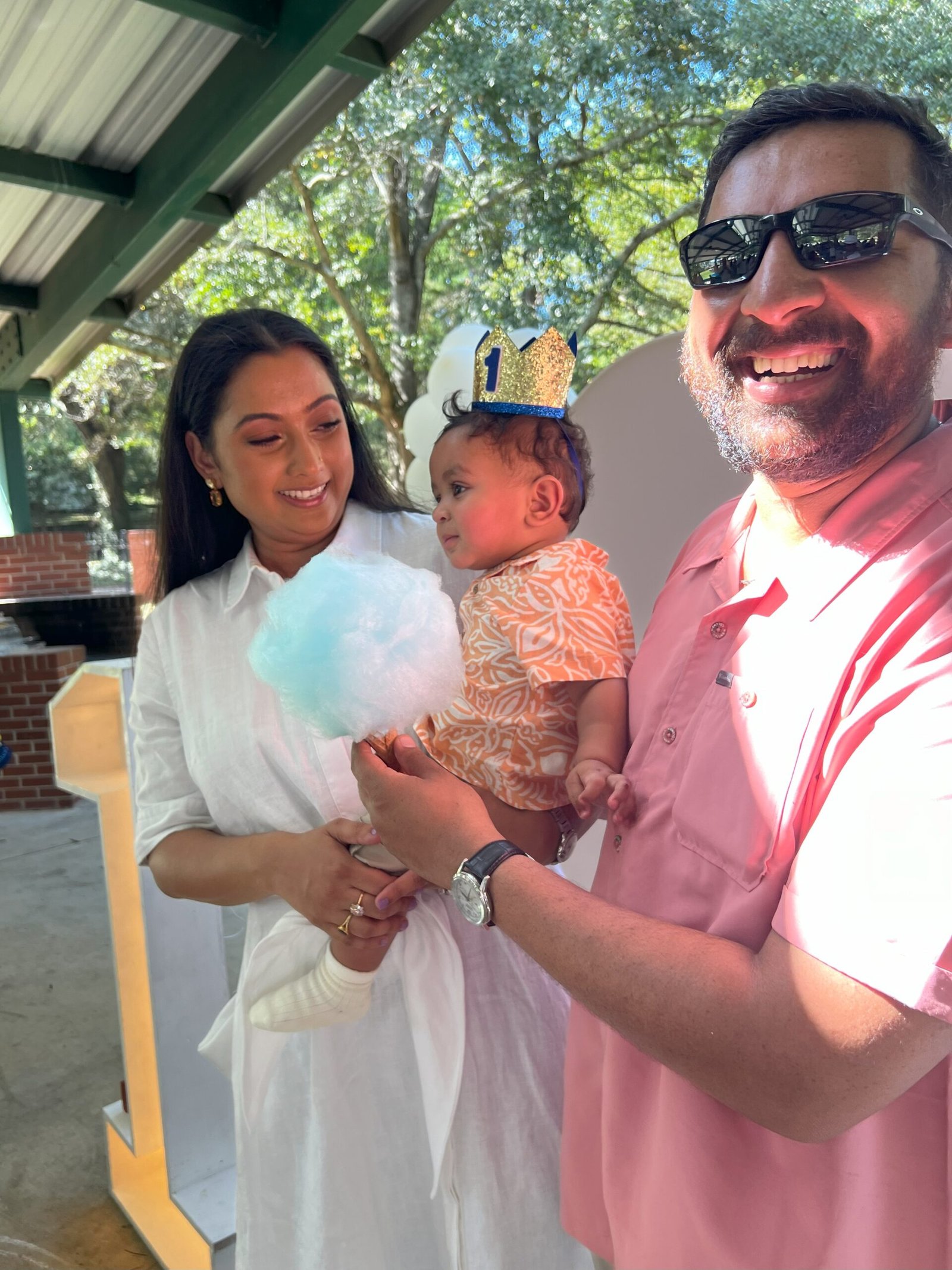 Musa Turns 1 with Sticky Floss Cotton Candy